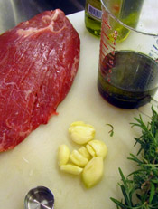 Assembled Ingredients for Marinade